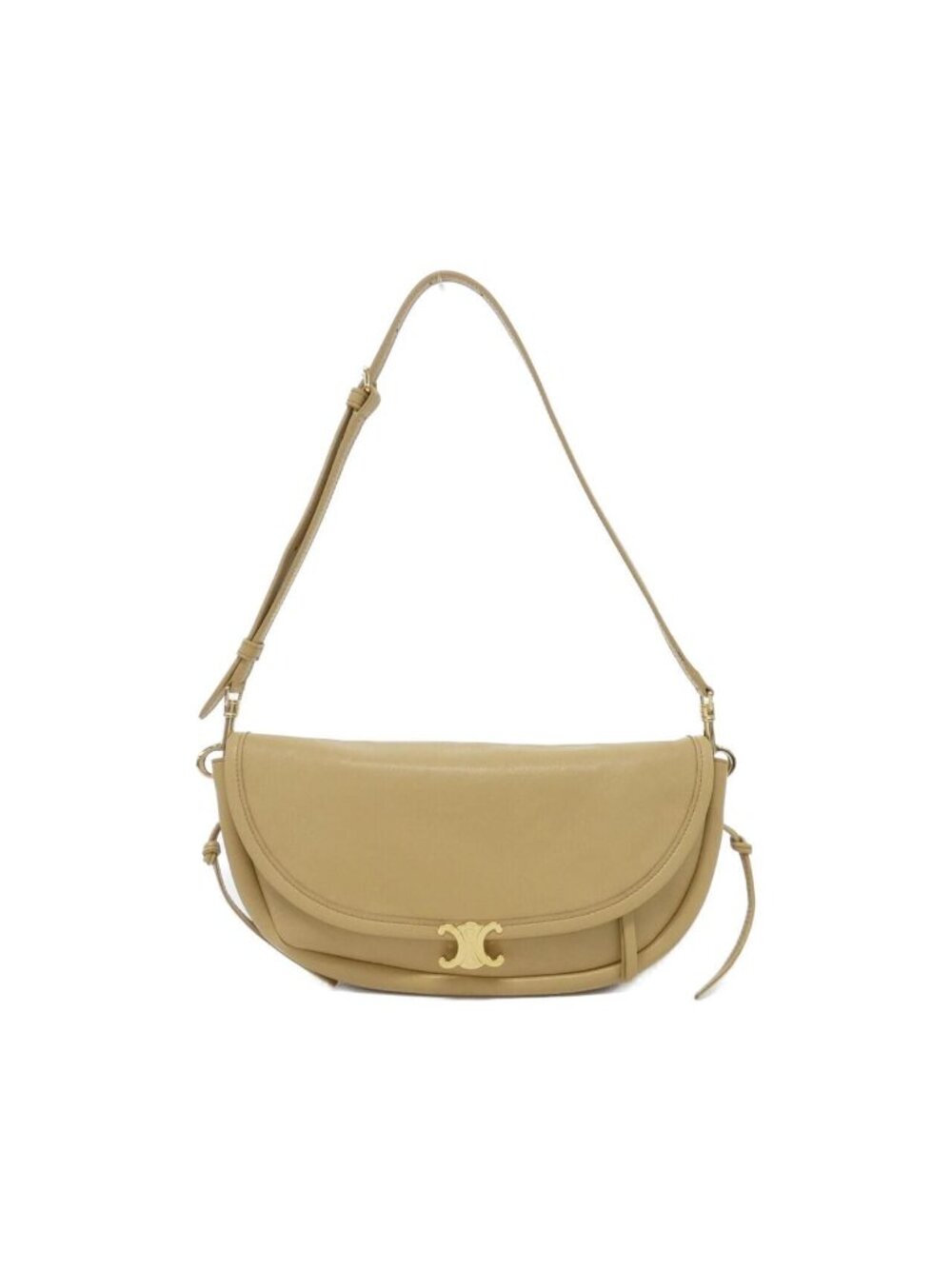 Celine Little Half Moon Soft Triomphe Shoulder Bag